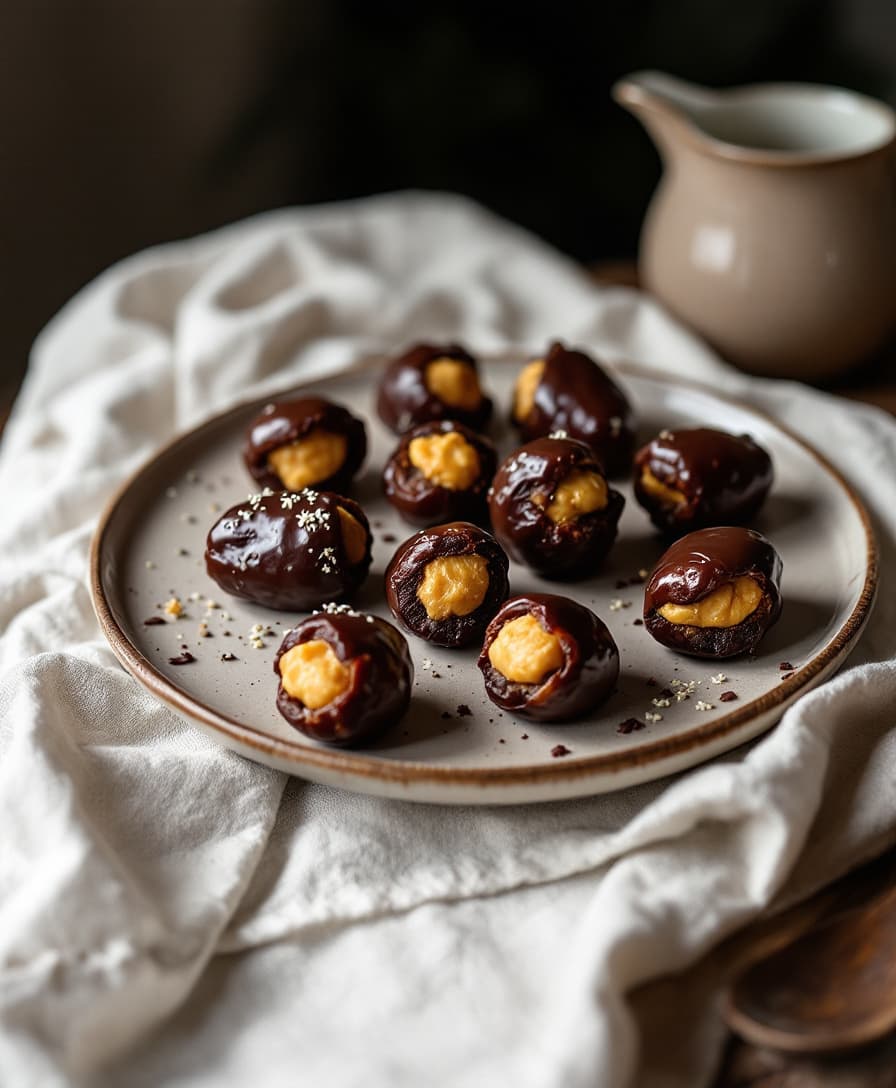 Steg 5: Ställ kallt cirka 10 minuter tills chokladen stelnat blank.