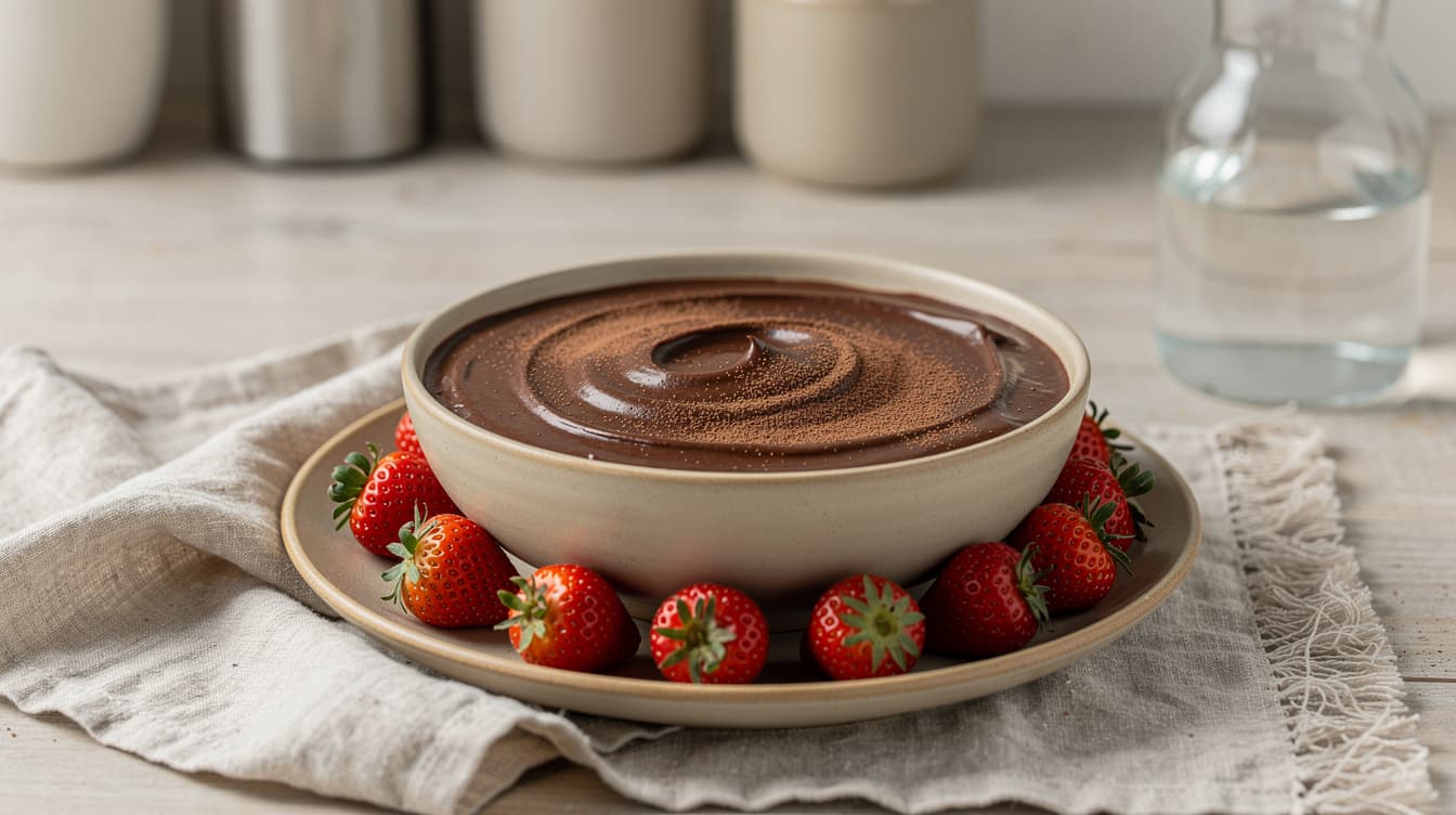 Foto: Chokladhummus med kikärtor och kakao