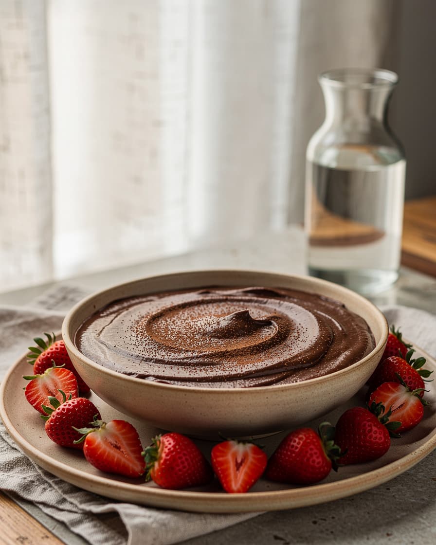 Foto: Chokladhummus med kikärtor och kakao