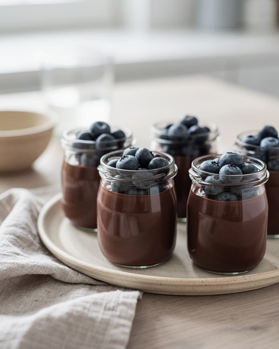 Foto: Chokladpudding med tofu och kakao