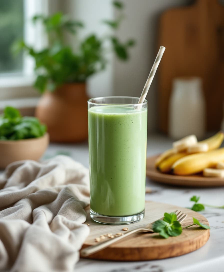 Steg 3: Häll upp i ett högt glas och drick direkt — då är både färgen och smaken som allra bäst.