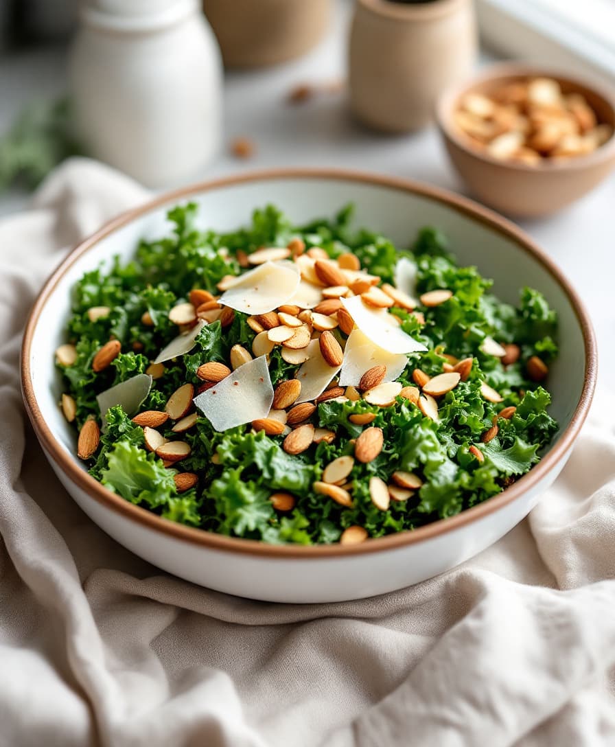 Foto: Kale crunch-sallad med parmesan