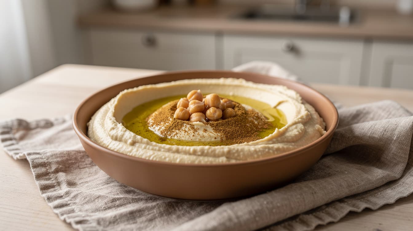 Foto: Krämig hummus