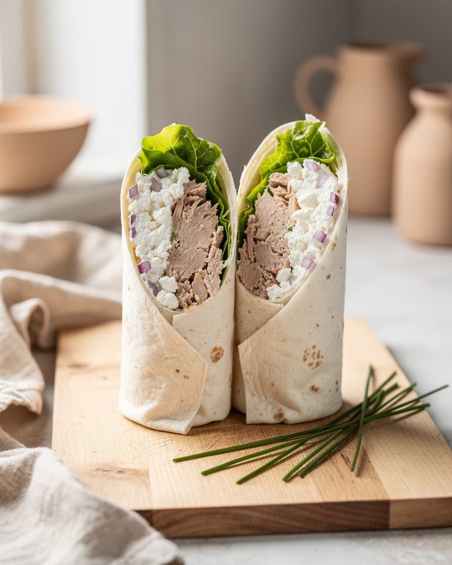 Foto: Krämig tonfiskröra i wrap