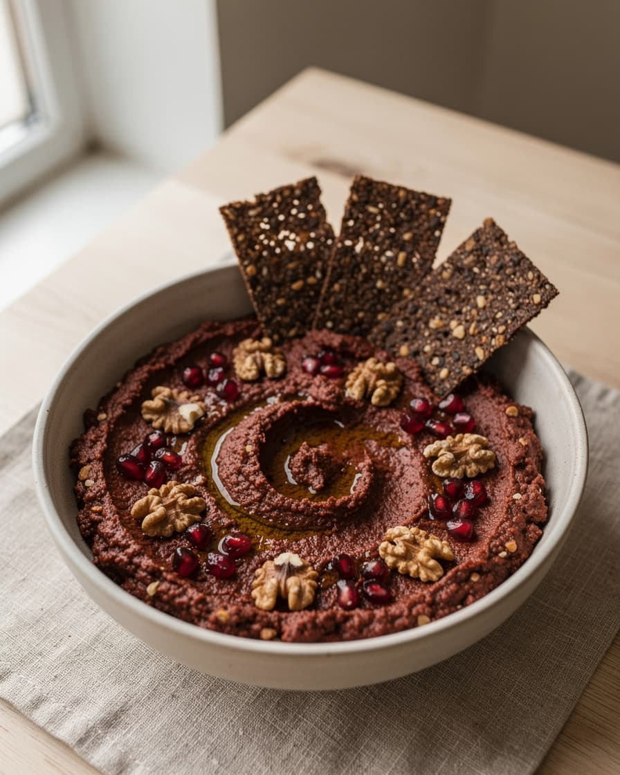 Foto: Muhammara med rostad paprika och valnötter