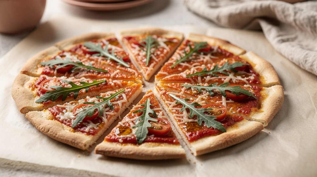 Foto: Pizzabotten på cottage cheese