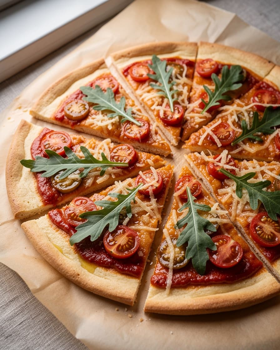 Foto: Pizzabotten på cottage cheese