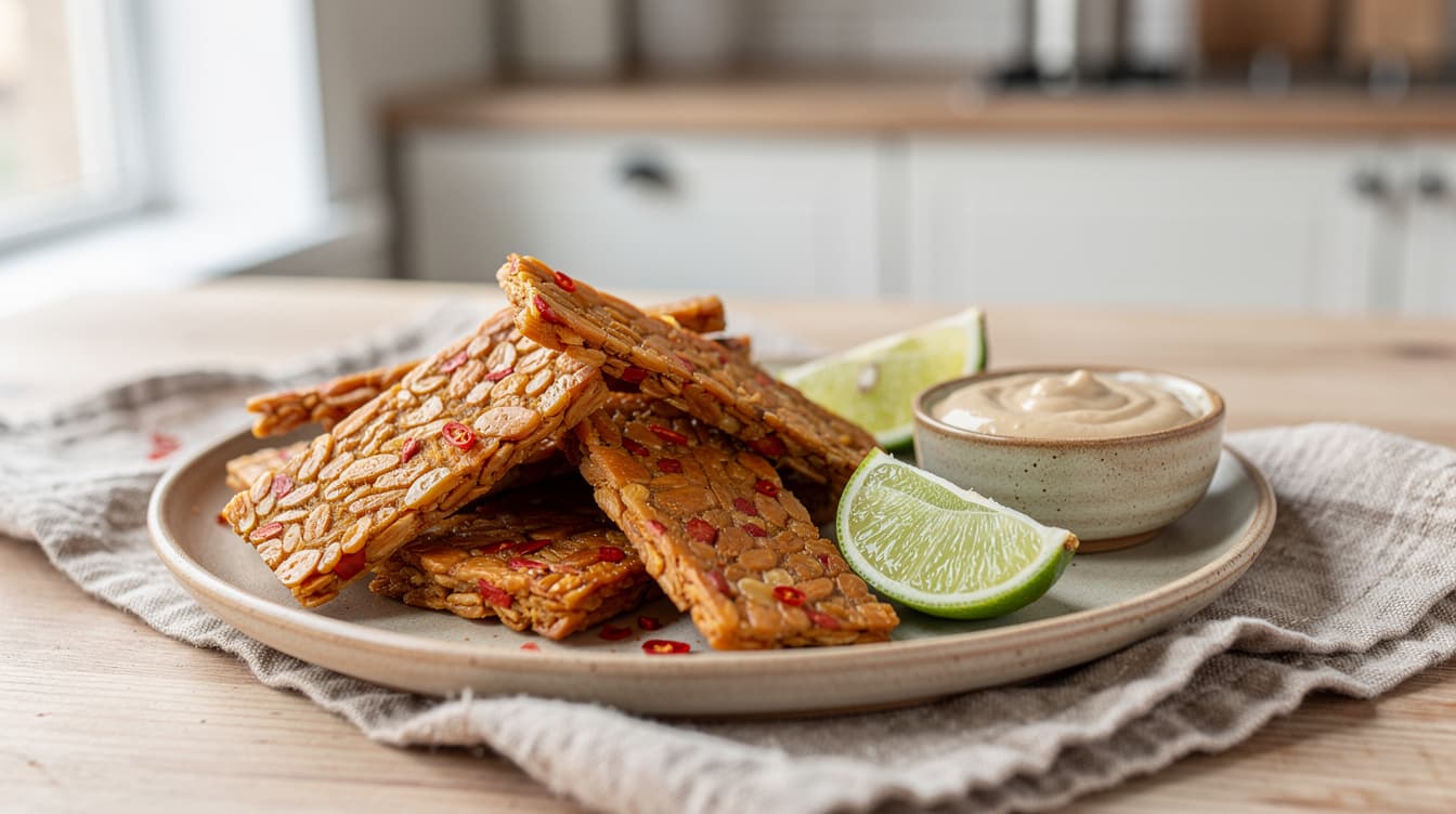Foto: Tempehchips med chili och lime
