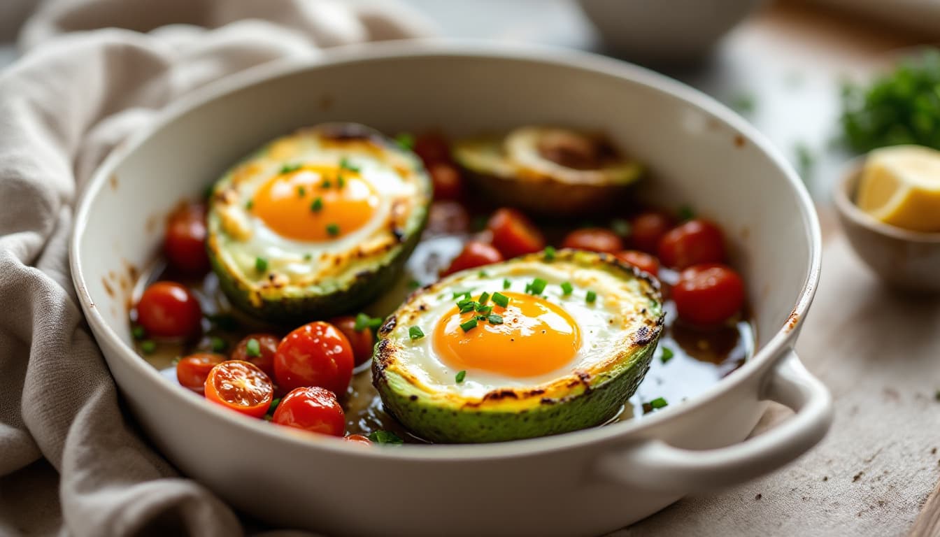 Foto: Ugnsbakad avokado med ägg