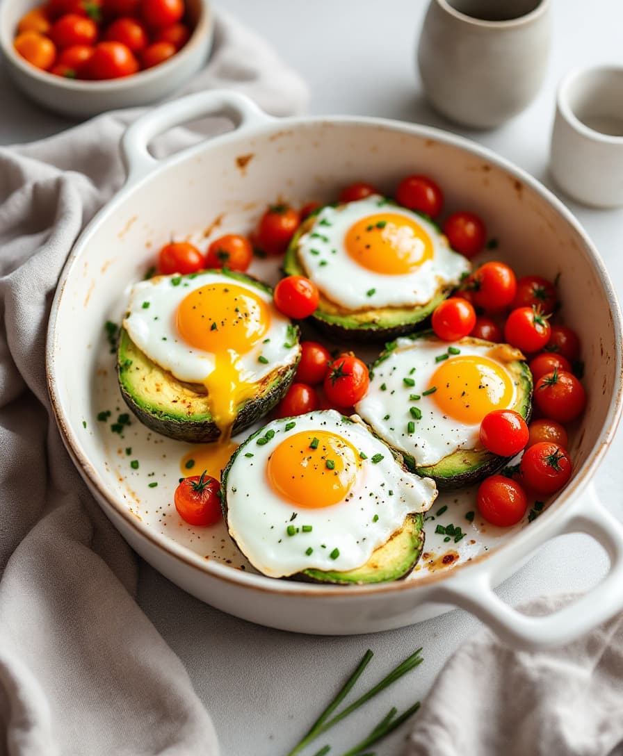 Foto: Ugnsbakad avokado med ägg